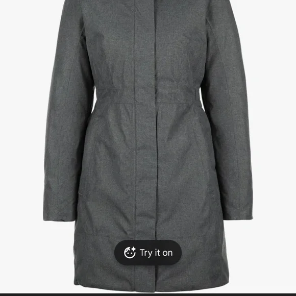 Grey North Face Artic Parka, Size XL - Picture 5 of 5